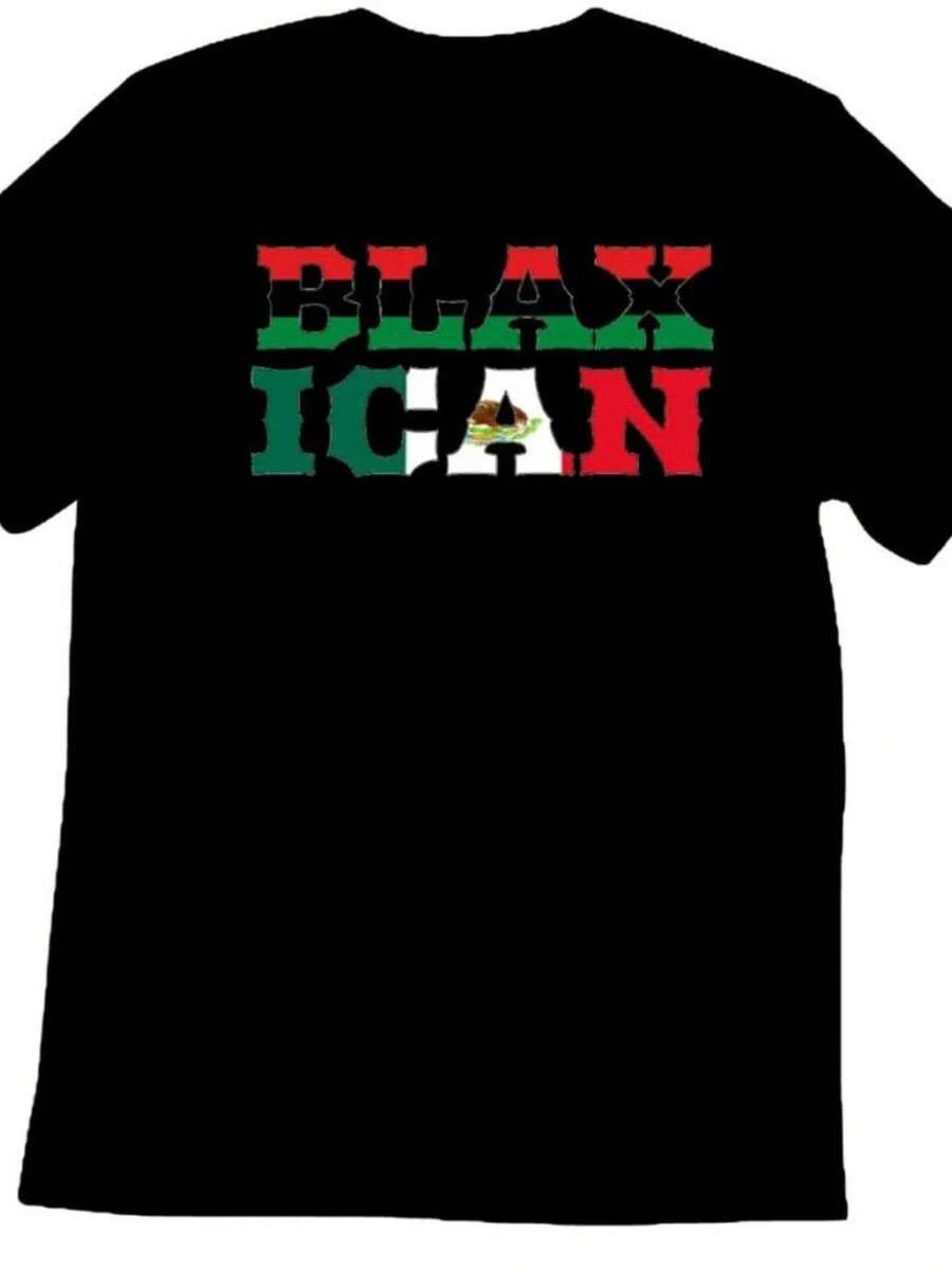 Camisa de colores mezclados en blanco y negro, unisex - Negro - Ver 1
