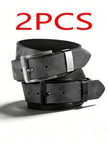 2pc Black (Silver Buckle + Black Buckle)