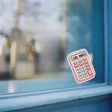 2PCS Funny Girl Math Calculator Sticker – Meme Vinyl Decal For Water Bottles, Laptops & More | Shopping Humor Sticker For Girl, Gen Z & Millennials | Aesthetic Gift - Sticker - View 11