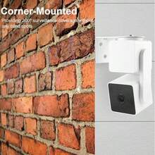 2Pcs Metal Security Camera Wall Mount Bracket For Wyze Cam Pan V3/V2 & Wyze V4/3/2 - 300° Swivel Rotation, 1/4" Screw, Cover Both Sides Of House - A - View 5