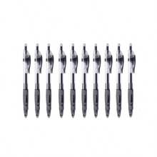 10支装简易凝胶笔/直涂液体圆珠笔/红黑蓝笔/碳刷笔/标题笔/签字笔/标牌笔/速干办公用品 - 彩色 - 查看 10