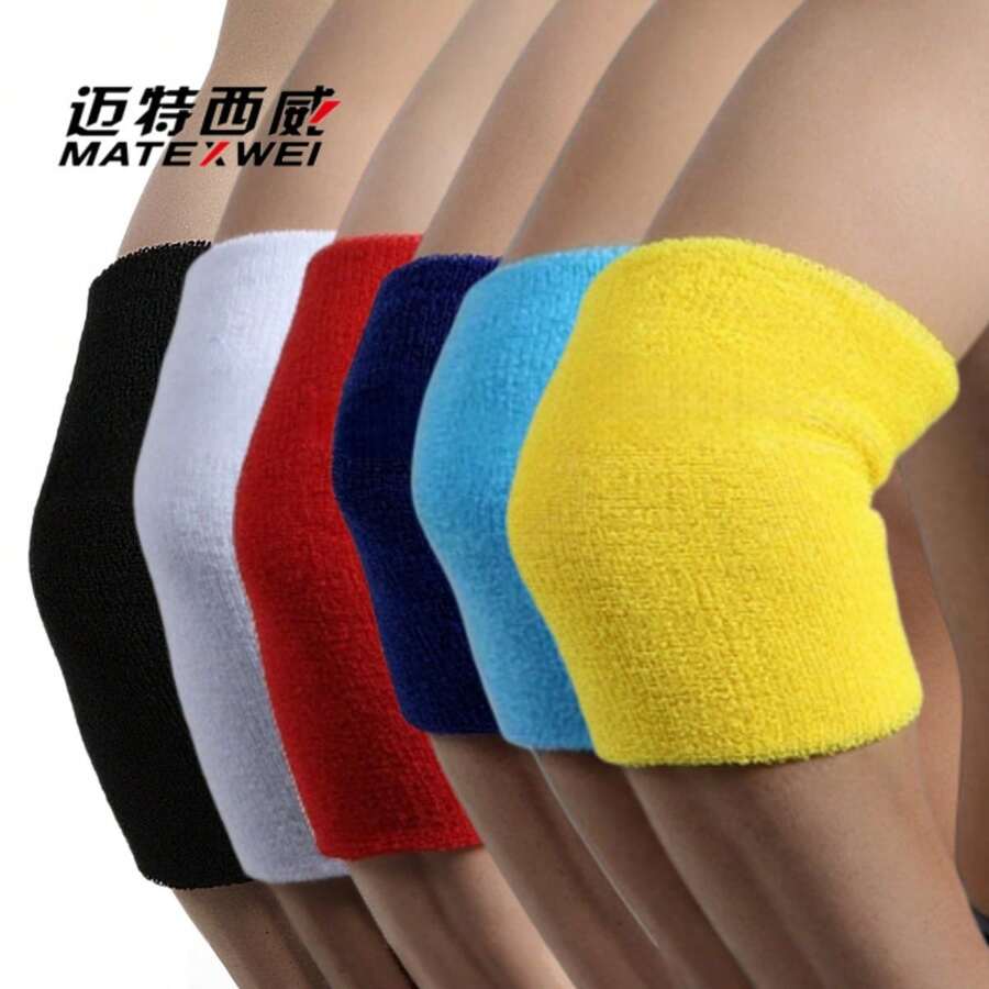 Sports Arm Guard For Basketball And Fitness Training, Sweat-Absorbing Towel Elbow Pad, Kobe-Style, Anti-Collision, Thickened, Warm Arm Protector - màu đen - Xem 1