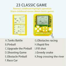 26-In-1 Mini Handheld Game Console, Multi-Color, Children's Video Game Party Favors, Kids Boys Birthday Game Machine Keychain, Game Party Gifts, Classroom Prizes - Multicolor - View 7