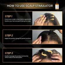 BASK AND LATHER Scalp Stimulator - Lightweight Rosemary & Mint Blend For Thicker, Fuller Hair, Alopecia Support & Hair Regrowth - 1瓶 - 查看 4