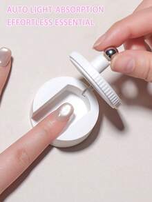 Beginner Automatic Glass Bead Cat Eye Magnetic Tool, Super Strong Magnetic Multi-Function Wide Beam Cat Eye Nail Polish Gel Glitter Pressing Long-Lasting DIY Beauty Gift For Women - Multicolor - View 4