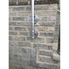 48mm Side Mounting Stainless Steel Baluster Base Plate. Face Fix Post Bracket - B - View 5