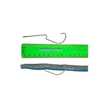 Light Wire Long Shank Neck EWG Offset Worm Hook Wide Swimbait Weedless Fishing Terminal Tackle - 25/PK LIGHT WIRE Long Neck EWG Hook 5/0 - View 4