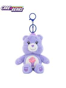 CARE BEARS 爱心熊毛绒钥匙扣套装，可爱钥匙扣，包包挂饰和钱包配件，可爱小熊钥匙扣，包包挂饰，礼物，钥匙圈手提包，单肩包，耳机盒，吊坠，个性化汽车包，钥匙挂钩，完美的手提包、单肩包和车钥匙配件 | 可爱卡通动物设计 | 理想的生日礼物，圣诞礼物 - 彩色 - 查看 18