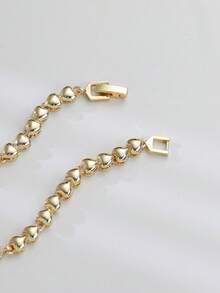 1PC 14K Gold Plated Exquisite Plated Hug Bracelet Best Gift For Friends Besties Symbol Friendship - Gold - View 6