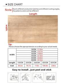 1 Roll Wood Grain Wallpaper, Home Decor Sticker, Waterproof Vinyl Self-Adhesive Retro Style PVC Wallpaper For Kitchen Cabinet - Wood Grain - NM - View 9