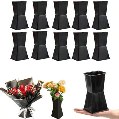 5 đế xốp cắm hoa - Vật liệu đóng gói xốp cắm hoa tiết kiệm chi phí, đế cắm hoa kết nối nhanh - Chân đế hoa chắc chắn, phù hợp cho đám cưới, ngày Valentine, lễ tốt nghiệp và các dịp lễ khác, vật trang trí trung tâm - Tương thích với các kiểu cắm hoa, bó hoa, trang trí tiệc - Áp dụng cho gia đình, sự kiện và thiết kế hoa chuyên nghiệp.