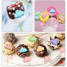 Multi-Purpose Cloud Shape Silicone Mold, Non-Stick Ice Cube Tray For Chocolate, Soap, Wax Melt And DIY Crafts - Pink - View 8