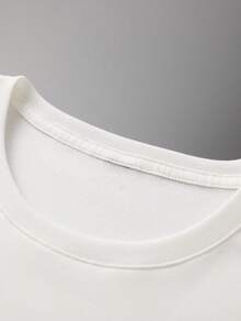 Disney Toy Story MAMA Print Women's T-Shirt, Summer Comfortable Casual Short Sleeve Top, Family-Friendly Tee, Casual Wear, Vintage Design, Breathable Fabric - 白色 - 查看 4