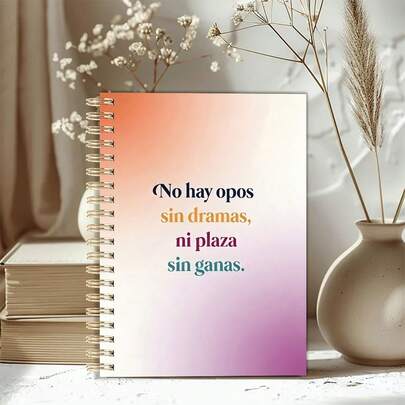 دفتر ملاحظات بحجم A5 بطراز الشرير، غلاف صلب، ورق مربعات نقطي، مناسب للطلاب