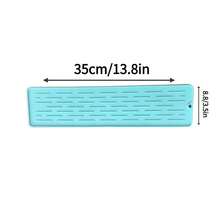 1 pieza Estera plegable de silicona para secar platos - Multicolor - Ver 5