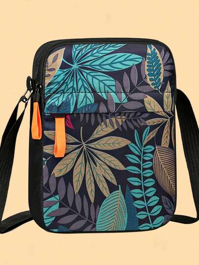 Men's Casual Portable Bag Multi-Layer Single Shoulder Crossbody Bag Nylon Men's Bag Men's Business Bag Collection Wallet