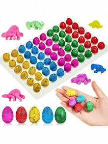5/10/20/60pcs White Cracked Hatching Eggs, Expand When Dissolved In Water, Suitable For Birthday Party Activities Ages 14+ - Multicolor - View 8