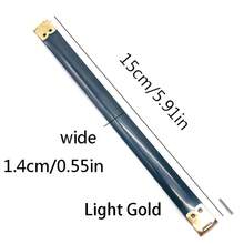 Uxcell 50 chiếc khung nhựa mềm bên trong bằng kim loại, kẹp mảnh vỡ, khung nhựa mềm bên trong bằng kim loại, phụ kiện túi xách bán sỉ, khóa lò xo túi xách, 4 màu, dây xích ví mini, phụ kiện túi xách du lịch - Nhiều màu - Xem 32