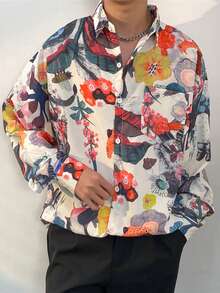Men Shirts - Apricot - View 4