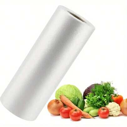 1 Roll 1520cm Long Food Packaging Bags, Increased Quantity Without Extra Cost, Essential For Kitchen Food Preservation