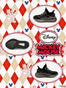 Authorized Collaboration With Mickey Mouse | A Pair Of Disney Children's Sneakers, Suitable For Daily, Festival, Sports, And Outdoor Wear. It Fits The Foot Comfortably, Is Anti-Slip, Wear-Resistant, And Breathable (Boys' Sneakers, Boys' Board Shoes, Children's Sneakers, Girls' Sneakers, Girls' Board Shoes) - Black - View 4