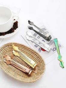 1个不锈钢方形糖/冰块夹，冰块夹，热毛巾夹 - 查看 6