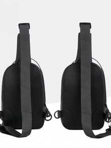 1个新款商务男士胸包，轻便简约时尚斜挎包，户外通勤单肩包 - 彩色 - 查看 10