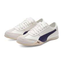 Puma Women's Casual Shoes Bella-UT-LEA Comfortable Daily Outdoor Sports Shoes 405256-09 Sneakers - Off-white to Dark Blue - View 3