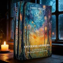 52-Card Deck Cosmic Truth Cosmic Answer Oracle Cards, Spiritual Guidance, Manifestation, Inner Awakening And Insight Mini Divination Tool For Meditation, Yoga, Mindfulness, Healing, Positive Thinking, Self-Discovery And Daily Inspiration - Oracle Card Universe - View 12