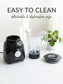 Licuadora y molinillo 2 en 1, licuadora eléctrica totalmente automática de acero inoxidable para uso doméstico, de gran capacidad, con cuchillas de acero inoxidable y vaso de alta dureza - Tipo de Enchufe A Japonés (100V) - Ver 8