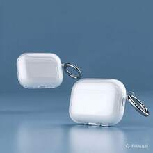 Funda de auricular compatible con , de TPU transparente de alta transparencia, adecuada para todos los modelos de Apple - transparente - Ver 6