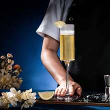 1/2/6件套亚克力香槟杯，5.5盎司（155.9克），不易碎，可重复使用 - 现代优雅，适合婚礼、派对、周年纪念、圣诞节、生日等场合。 - 彩色 - 查看 4