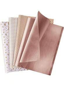 10/30/100 Papel de seda de unicolor - Papel de embalaje rosa elegante, a granel, adecuado para bodas, cumpleaños, proyectos DIY, Halloween, embalaje navideño, decoraciones artesanales - Multicolor - Ver 21