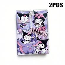 SANRIO 1本库洛米主题笔记本，采用柔软的PU皮革封面和80页彩色内页，可用作日记本、计划本、记事本等。 - 彩色 - 查看 8