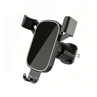 Alloy Carbon Fiber 1PC Phone Holders For Your Car, AirVent Car Phone Mount Holder New Wider Clamp & Metal Hook, Car Phone Holder Vent Mount For Most Car Spring Gift