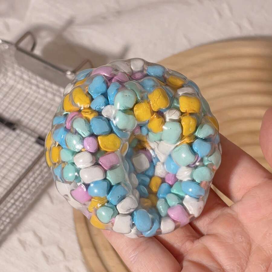 全新木糖醇手工球，非常适合制作创意玩具、全球家庭聚会、开斋节庆祝活动、嘉年华，内含弹珠 - ASMR玩具球 - 彩色 - 查看 1