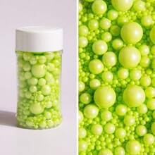 3oz/85g Mixed Pearl Cake Decorations - Suitable For Celebration Events, Weddings, Parties, Christmas Cupcake Decorations, Candy Decorations, Wedding Cake Decorations - Multicolor - View 18