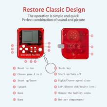 26-In-1 Mini Handheld Game Console, Multi-Color, Children's Video Game Party Favors, Kids Boys Birthday Game Machine Keychain, Game Party Gifts, Classroom Prizes - Multicolor - View 4
