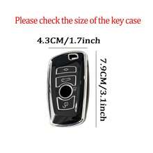 TPU Car Remote Key Protective Case Suitable For 520 525 F30 F10 F18 118i 320i 1 3 5 7 Series X1 X3 X4 X5 M3 M4 M5, Smart Car Key Keychain Cover - Soft TPU Protection, Great Gift - Multicolor - View 8