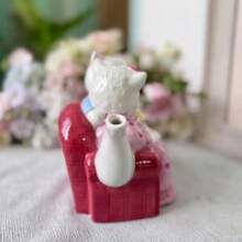 Handmade Ceramic 3D Sculpture And Hand-Painted Cute Cat Teapot, Coffee Pot, Couple Cups, Tea Cups, Suitable As Christmas, Valentine's Day, Mother's Day And Birthday Gifts - Multicolor - View 5