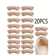10pcs Soft & Comfortable Anti-Friction Heel Grips, Prevent Heel Slippage, For Women Shoes, Men Sneakers, Winter Shoes - Màu be - Xem 6