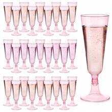 10 piezas de vasos de champán reutilizables de alta calidad, adecuados para fiestas, bodas, cumpleaños, San Valentín, Día de la Madre y diversas reuniones (Vasos de champán, vasos de plástico, vasos de cumpleaños) - Estilo aleatorio - Ver 7