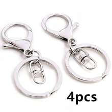 4pcs Keychain Ring With Lobster Clasp Hooks Key Rngs DIY Keychains Jewelry Making Accessories Findings - Keychain Clasp Hooks Rings - View 20