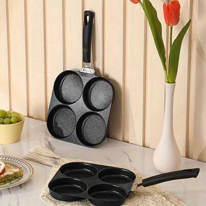 1 adet Kare Yapışmaz Tava, 4 Delikli Tava, Modern Minimalist Çok Fonksiyonlu Yapışmaz Yumurta Tavası, Demir Plaka Tava, Kahvaltılık Yumurta Pişirici, Yapışmaz Fırın Tepsisi, Mini Tencere, Hediyelik Tencere, Yumurta, Krep ve Hamburger Kızartmak İçin Uygun, Kahvaltılık Tava, Kızartma, Soteleme ve Pizza & Tatlı Pişirmek İçin İdeal, Ev ve Restoran Kullanımına Uygun.