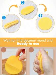 100pcs Round Compressed Facial Cleansing Sponges, Wood Pulp Fiber Expandable, Face Cleaning Makeup Puff, Suitable As Valentine's Day Gift For Girlfriend, One-Time Use Thickened Facial Cleansing Sponge Puff - One Size Fits All - View 5