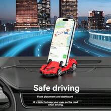 Sports Car Style Phone Holder, Dashboard Phone Holder, Dashboard Rotatable Phone Holder - ZS05 - View 5