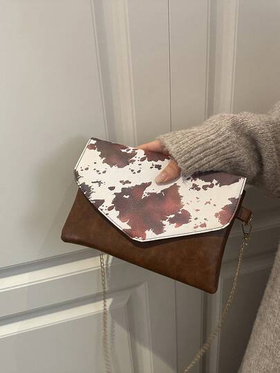 Nueva bolsa de hombro cruzada para mujer, bolso de hombro versátil minimalista, cartera de embrague para damas