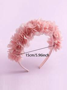 1个布艺花朵发箍，可爱时尚，适合春夏、婚礼、派对等场合。 - 彩色 - 查看 6