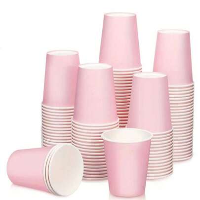 20/40 unidades de forminhas de papel rosa para macarons, com grande capacidade, grossas, resistentes a óleo e ao calor, ideais para cupcakes. Forminhas de alta qualidade para sobremesas, perfeitas para assar em casa, em festas, casamentos, formaturas e outros eventos.