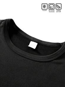 This Disney Toy Story Classic Character Full-Print Boys' Crew Neck T-Shirt Features A Buzz Lightyear Logo On The Front And A Collection Of Classic Characters Including Buzz Lightyear, Woody, Jessie, The Alien, Hammer Pig, Rex, HeartPony, And Slinky Dog On The Back. It Also Includes The Retro "TOY STORY Est. 1995" Lettering. Perfect For Extended Visits To Disney Parks, Toy-Themed Birthday Parties, Retro School Outfits, After-School Activities, Family Retro Movie Parties, Summer Retro Outings With Playmates, And Retro-Style Photos At Theme Parks. A Must-Have For Parents To Share Nostalgic Moments On Social Media. A Perfect Keepsake For Family Trips And Childhood Memories, Satisfying Both Nostalgic Parents And Children's Everyday Casual Wear Needs. - Black - View 9